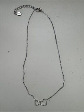Silver Heart Pendant Necklace